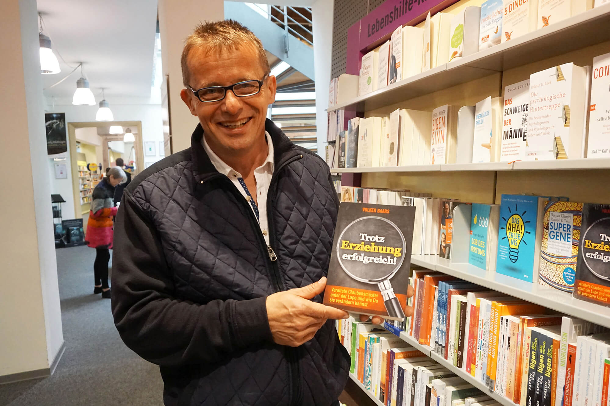 Volker Baars und sein Buch 'Trotz Erziehung erfolgreich'